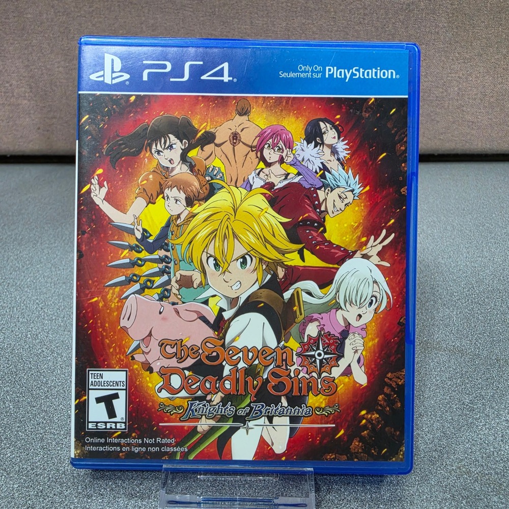 Bandai Namco The Seven Deadly Sins Knights of Britannia PS4 Blue Excellent Anime